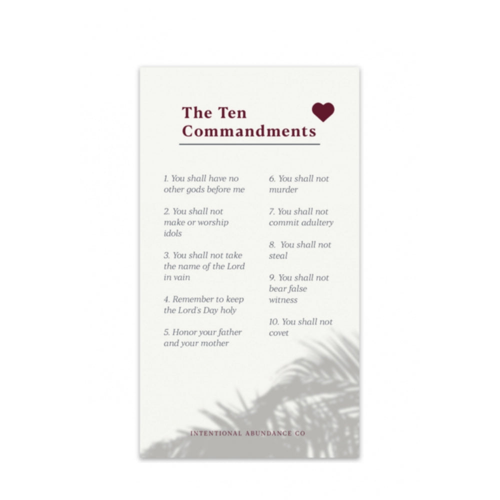 10 Commandments Magnet