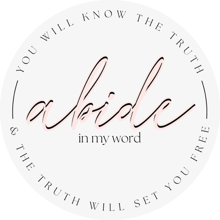 abide John 8:31-32 Sticker