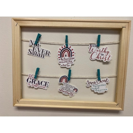 I AM Worthy in Christ Sticker
