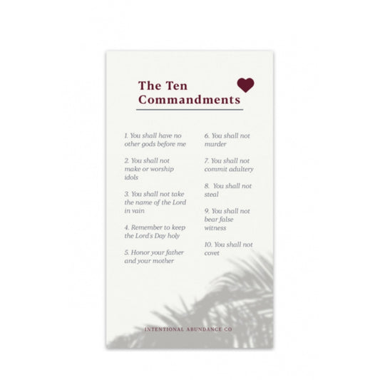 10 Commandments Magnet