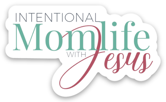 Mom life with Jesus Sticker