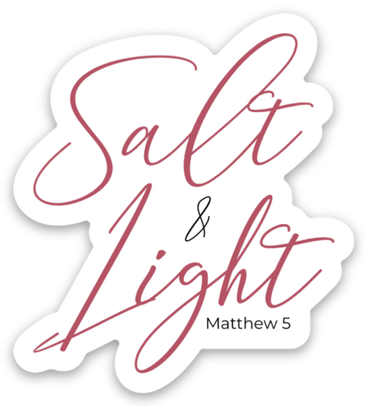 Salt & Light Matthew 5 Sticker