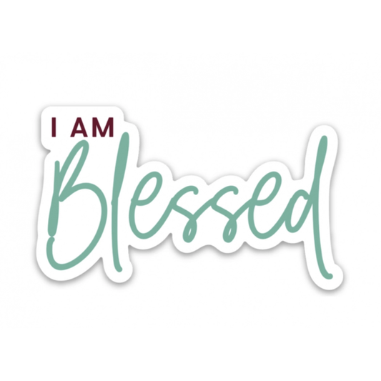 I AM Blessed Sticker