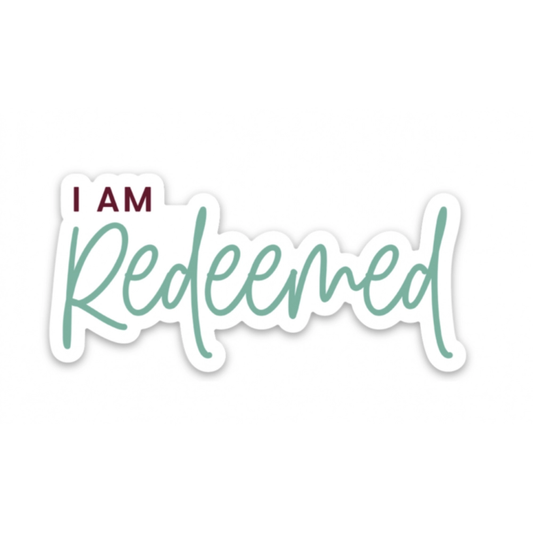 I AM Redeemed Sticker